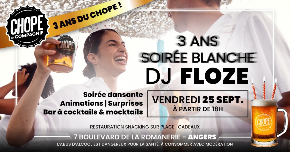 3 ANS DU CHOPE !!!