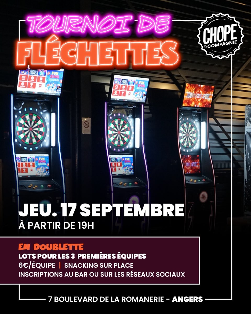 TOURNOI DE FLECHETTES
